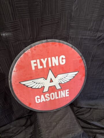 Rare vintage oil and gas advertising sign collectible