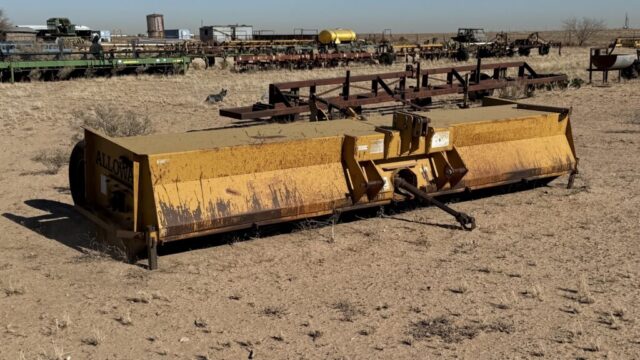 Alloway flail mower in public auction offered by Kiefer Auctioneers in West Texas