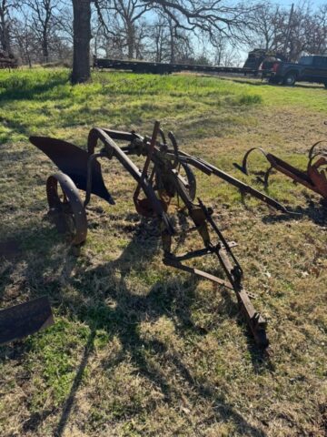 Collectible farm equipment in public auction offered by Kiefer Auctioneers in Texas