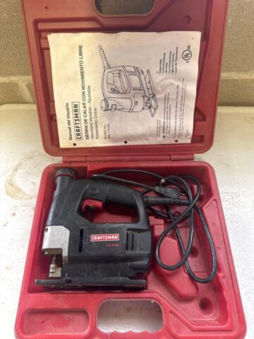 Craftsman Jigsaw in online auction offered by Kiefer Auctioneers in Texas