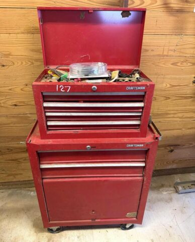 Craftsman Rolling Toolbox for sale in online auction offered by Kiefer Auctioneers in Texas