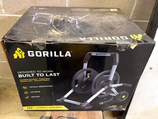 Gorilla Hose Reel in online auction offered by Kiefer Auctioneers in Texas