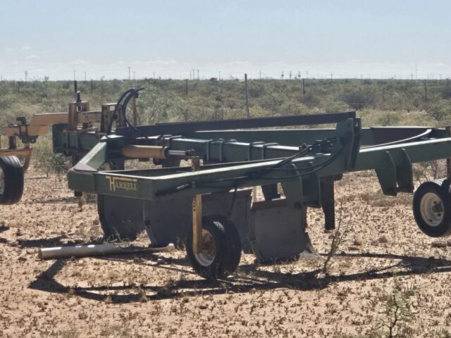 Harrell bottom plow for sale in public auction offered by Kiefer Auctioneers in West Texas