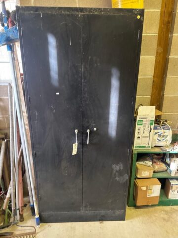 Metal Storage Cabinet in online auction offered by Kiefer Auctioneers in Texas