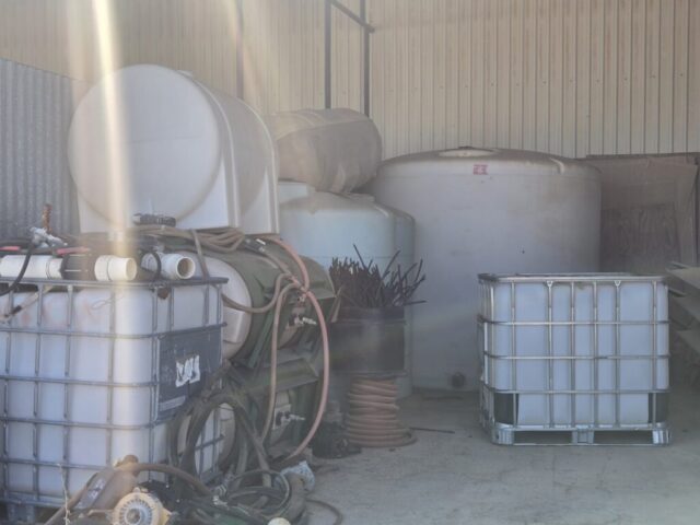 Ag tanks for sale in public auction offered by Kiefer Auctioneers in West Texas