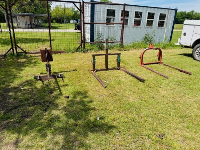 3-point bale movers in upcoming auction offered by Kiefer Auctioneers in Texas