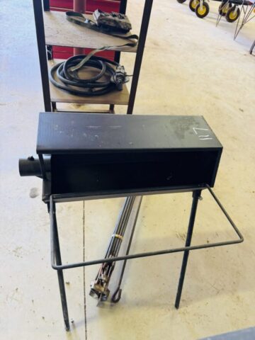 Hot iron branding furnace in upcoming online auction offered by Kiefer Auctioneers in Texas