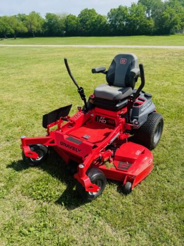 Gravely zero turn lawnmower in upcoming auction offered by Kiefer Auctioneers in Texas
