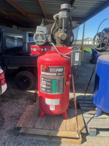 Husky Pro air compressor in upcoming auction offered by Kiefer Auctioneers in Texas