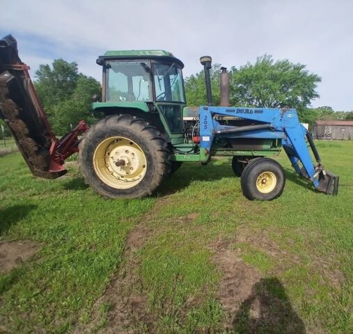John Deere tractor for sale in upcoming public auction offered by Kiefer Auctioneers in Texas