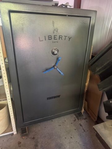 Liberty safe in upcoming online auction offered by Kiefer Auctioneers in Texas
