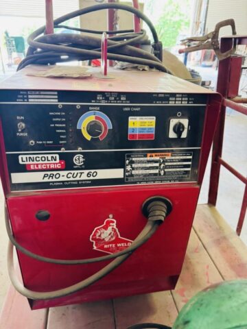Lincoln welder in upcoming online auction offered by Kiefer Auctioneers in Texas