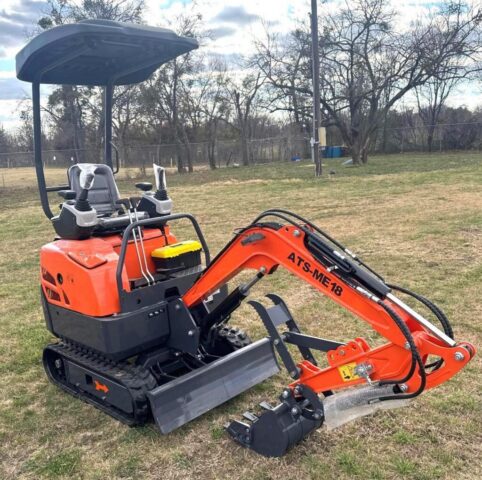 Mini-excavator in upcoming auction offered by Kiefer Auctioneers in Texas
