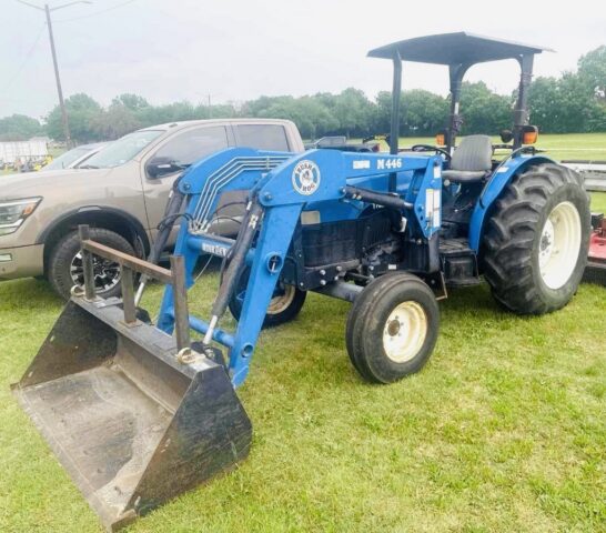 New Holland tractor for sale in upcoming public auction offered by Kiefer Auctioneers in Texas