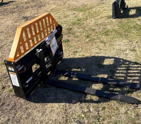 Pallet forks in upcoming auction offered by Kiefer Auctioneers in Texas