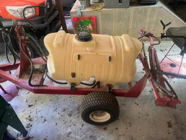 Agriculture sprayer for sale in online auction offered by Kiefer Auctioneers in Texas