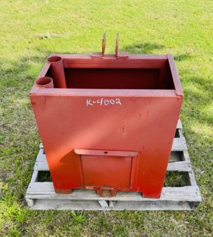 Tractor ballast box in upcoming public auction offered by Kiefer Auctioneers in Texas