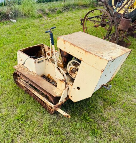 Vintage Lennox Kitty track mini crawler dozer in upcoming public auction offered by Kiefer Auctioneers in Texas