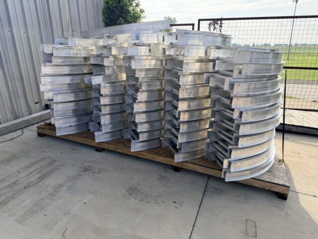 Aluminum cable trays in upcoming public auction offered by Kiefer Auctioneers in Texas