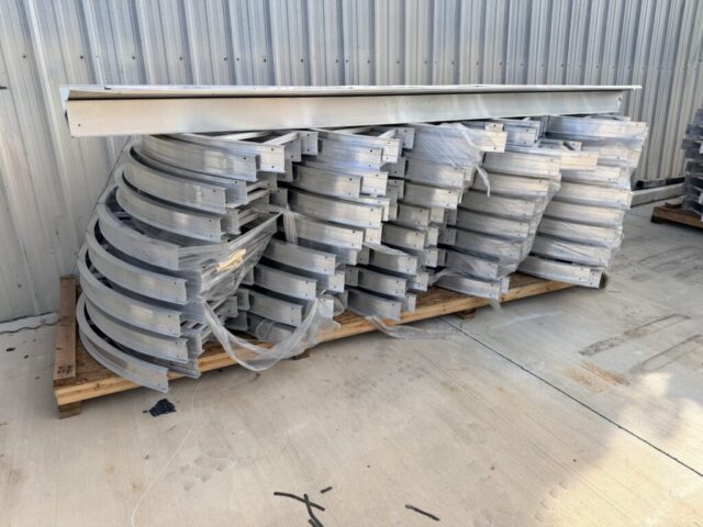 Aluminum cable trays for sale in upcoming public auction offered by Kiefer Auctioneers in Texas