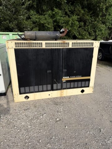 Kohler Power Systems industrial generator set for sale in upcoming public auction offered by Kiefer Auctioneers in Texas