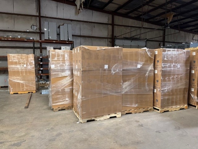Surplus air filters in upcoming public auction offered by Kiefer Auctioneers in Texas