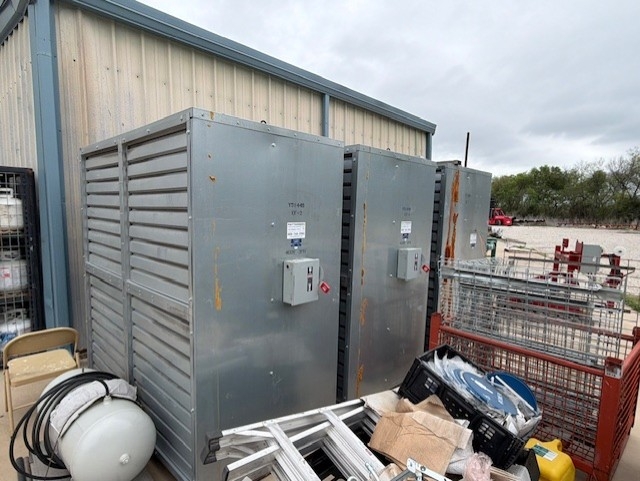 Wholesale Electric transformers for sale in upcoming public auction offered by Kiefer Auctioneers in Texas